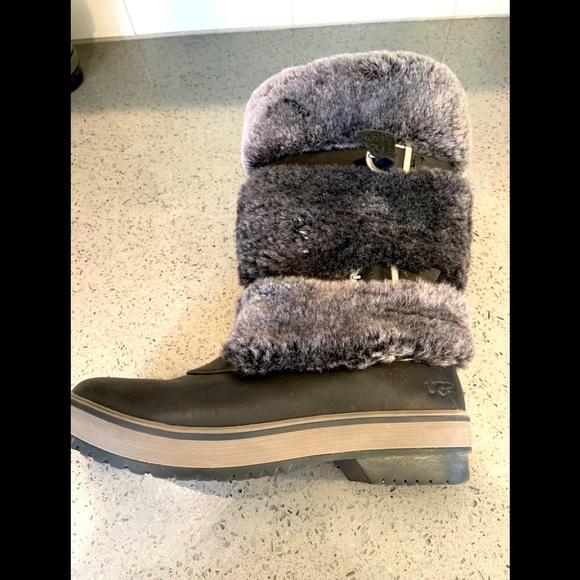 UGG Shoes Uggs Fur Leather Shearling Snow Rain Boots Poshmark